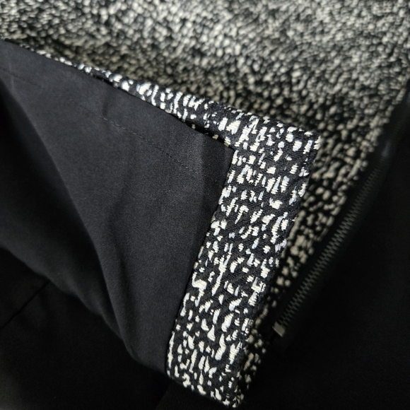 Ann Taylor Black and White Tweed Skirt 16 - Picture 9 of 10